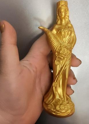 Фігурка статуетка сувенір богиня фортуна родючості багатства удача ріг достатку монети
