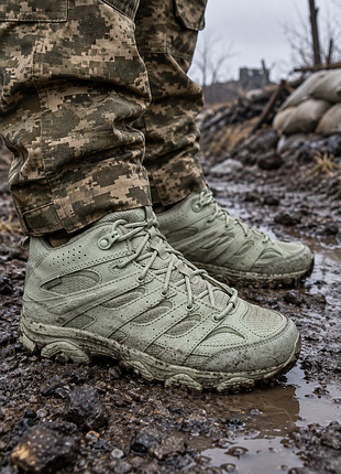 Тактичні черевики merrell moab 3 mid tactical response waterproof - coyote - j004111