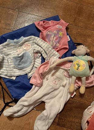 Одяг для ляльки baby born та anabell, комплект