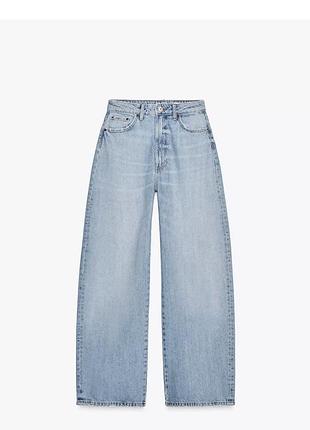 Джинси жіночі zara baggy блакитні 46 розмір