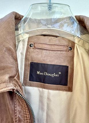 Чоловіча шкіряна куртка mac douglas, 4