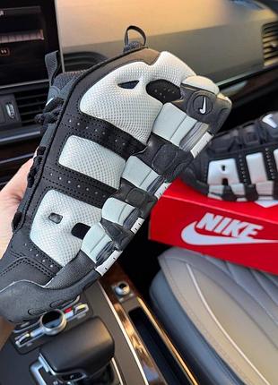 Кросівки чоловічі nike air more uptempo low black photon dust