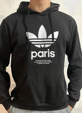 Чоловіче худі adidas paris чорне