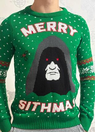Чоловічий светр star wars merry sithmas