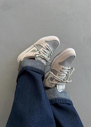 😍 женские кроссовки nike dunk low grey 2