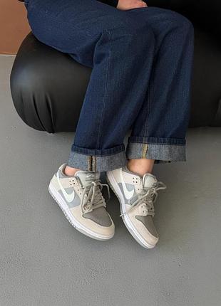 😍 женские кроссовки nike dunk low grey 7