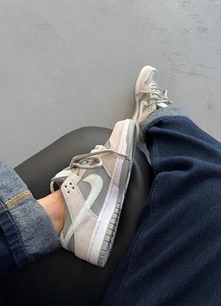 😍 женские кроссовки nike dunk low grey 9