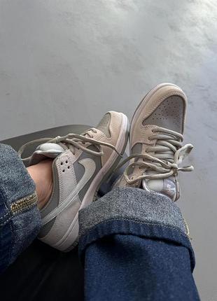 😍 женские кроссовки nike dunk low grey 10