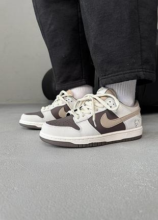 😍 женские кроссовки nike sb dunk teddy bear brown