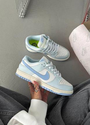 Стильные женские кроссовки nike sb dunk low "blue tint"