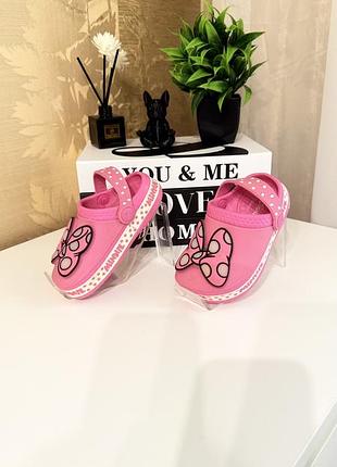 Кроксы на девочку mini muose