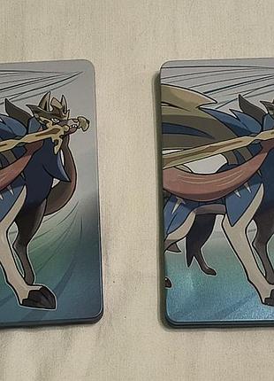 Vintage 2019 -nintendo switch pokemon sword zacian - металлический футляр для карты игры -steelbook - с покемоном зацианом - 10.5 х 17 см