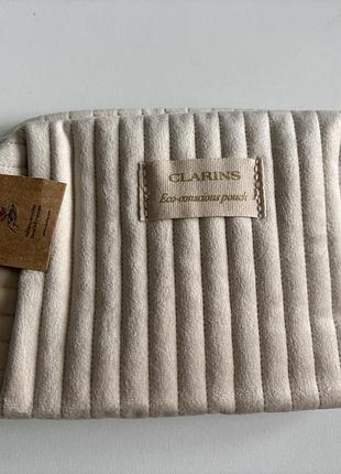 Косметичка clarins нова 20 * 12 * 5 см