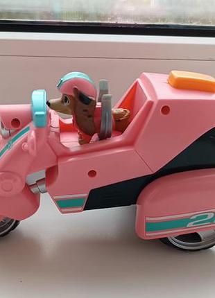 Ігровий набір для дівчинки paw patrol liberty's movie toy car рожевий