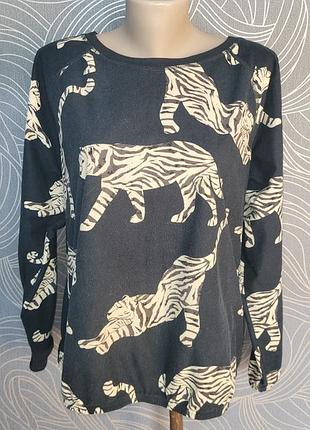🐅 🐯 🐅 тигр велюровий вільний м'який модний світшот 🐅 🐯 🐅