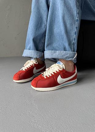 😍 женские кроссовки nike cortez red 3