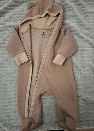 Чоловічок для хлопчика утеплений, бежевий