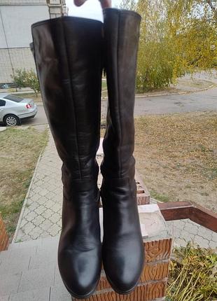 Щкіряні високі чоботи tamaris 3