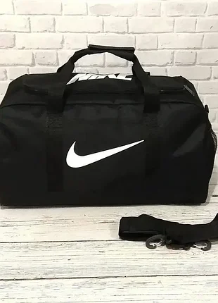 Спортивна чорна сумка nike дорожня, сумка чоловіча жіноча найк