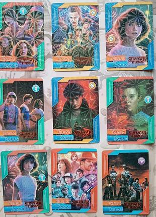 Картки, карточки колекційні, серіал "stranger things"