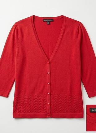 Красный женский кардиган laura ashley