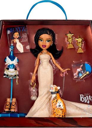 Bratz x tyla fashion doll, special collector edition with 2 fashion looks, accessories, and pet tiger &amp; модна лялька bratz x tyla