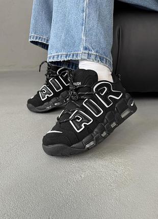 Чоловічі кросівки nike air more uptempo 96 black/white