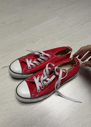 Кеди жіночі converse червоні 37 розмір