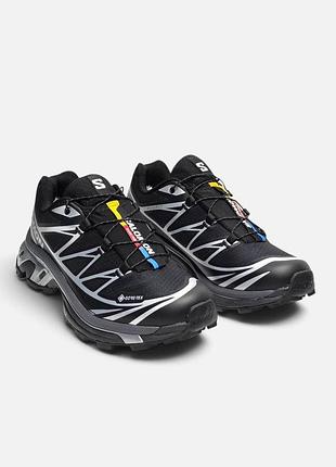 Водонепроникні кросівки salomon xt-6 | gore-tex  black