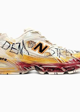Кроссовки женские new balance 530 custom beige/red