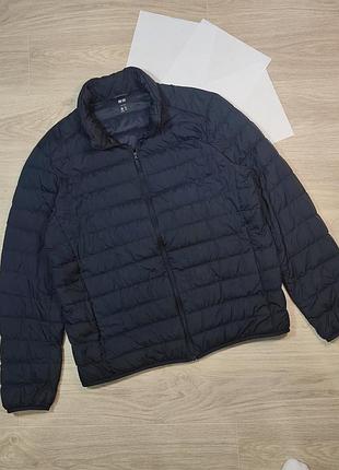 Ультралегкий чоловічий пуховик uniqlo. розмір l.