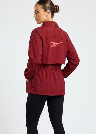 Reebok рибок куртка курточка ветровка спортивная лёгкая тонкая на молнии мастерка олимпийка верх спортивный одежда спорт