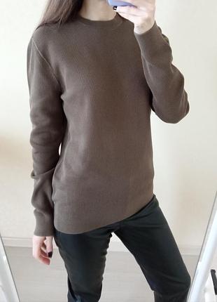 Коричневий джемпер cos 3
