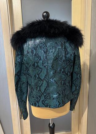 Питоновая куртка roberto cavalli оригинал 3