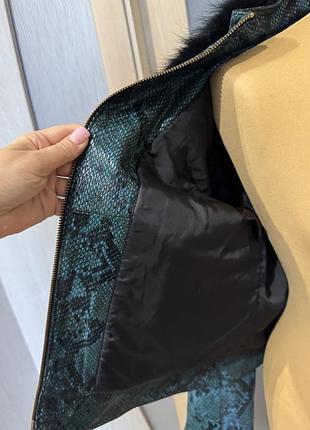 Питоновая куртка roberto cavalli оригинал 6