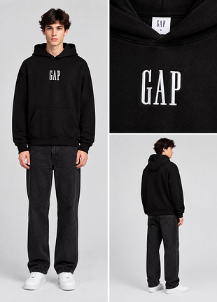 Gap vintagesoft oversized mini logo hoodie / худи gap с мини-логотипом | оригинал | m