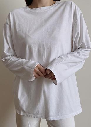 Бавовняний лонгслив 3xl easy