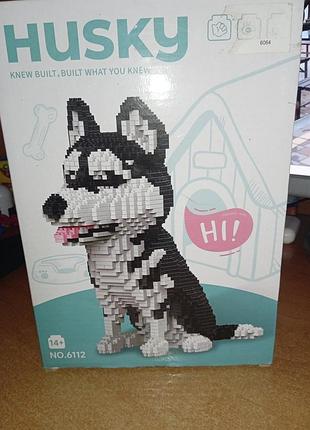 Пиксельный 3d конструктор husky