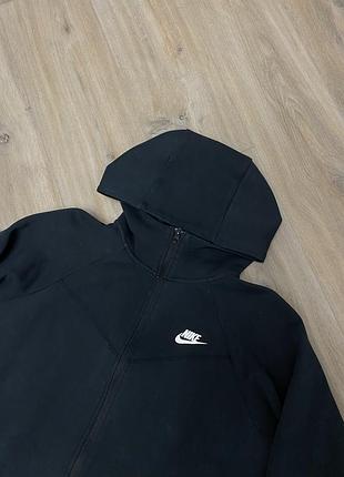 Кофта жіноча nike tech fleece чорна 3