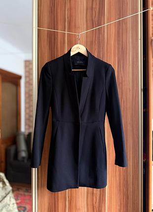 Жакет жіночий zara чорний, розмір s (підходить на xs)