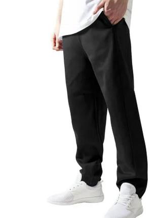 Чоловічі утеплені чорні спортивні штани вуличний стиль urban classics s/m