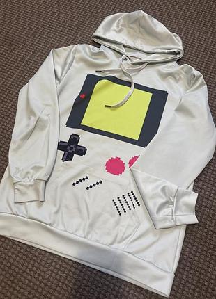 Худі спортивне з принтом game boy