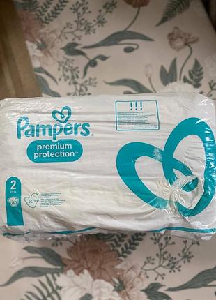 Підгузки pampers premium protection n2 (4-8кг)