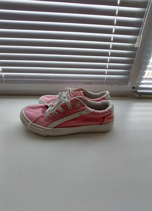 Рожеві текстильні кеди walkx kids, р. 35