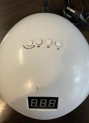 Лампа для манікюру uv/led sun one, біла