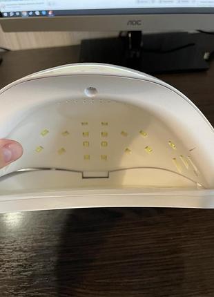 Лампа для манікюру uv/led sun one, біла 5
