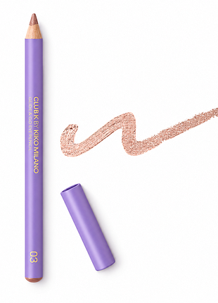 Карандаш для глаз kiko milano club k glide &amp; go eye pencil - 03 my match - светло-бордовый light burgundy (000303-03)
