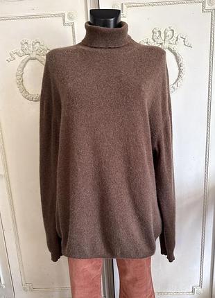 Светр з високим горлом двонитковий кашемір casa cashmere