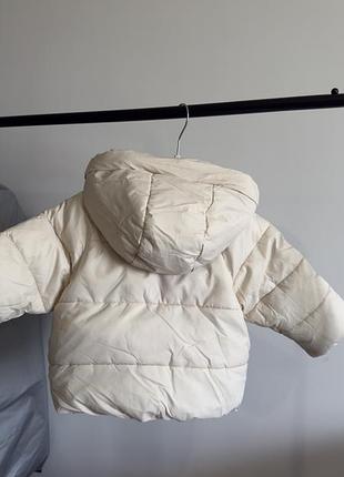Куртка для дівчаток zara бежева 80см 2