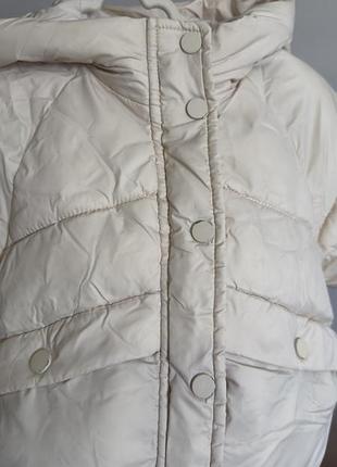 Куртка для дівчаток zara бежева 80см 3